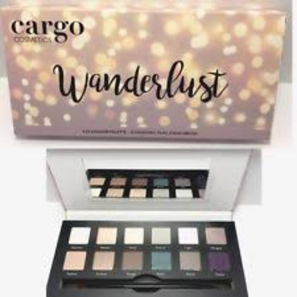 New! Cargo WANDERLUST 12-Pan Eye Shadow Palette